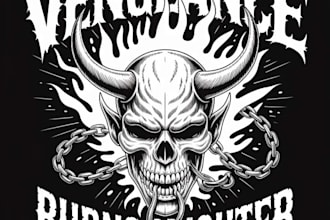 design vintage pet shop, skull logo and streetwear t shirt design