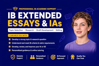 provide ib ias and ib extended essays consultation