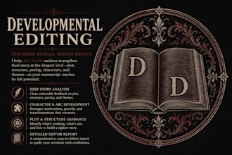 edit and assess your manuscript