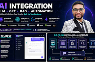 integrate ai, llm chatbot and openai gpt into your web app