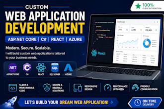 develop a custom web application