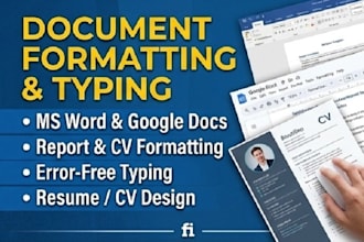 retype PDF, scanned and handwritten documents into word