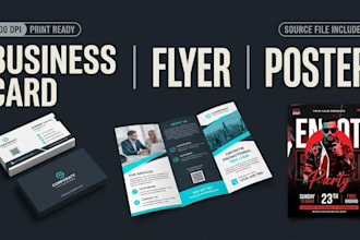 design professional flyers posters and business cards
