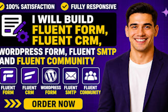 build fluent form, fluent crm, wordpress form, fluent smtp and fluent community