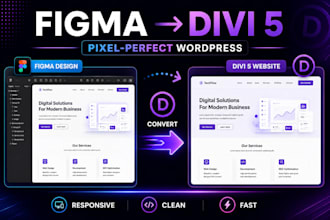 convert figma to divi 5 wordpress pixel perfect
