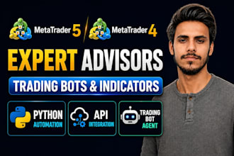 code mt4 mt5 eas forex bots and trading bot API integrations