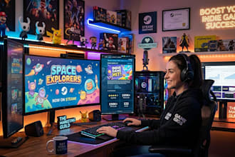 promote your steam game to a massive gaming audience