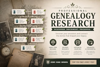 do genealogy research for your family tree