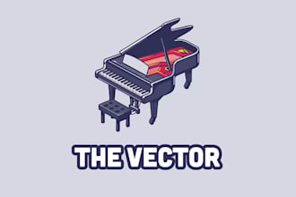 do music piano teachers musical brand logo design