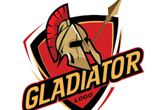 do sports teams gaming fitness brand gladiator logo