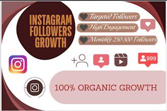 do instagram marketing and organic growth to increase followers and engagement