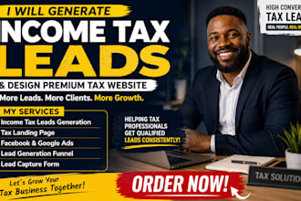 tax preparation finance website income tax income tax leads