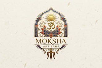 design a meaningful hindu logo for your brand