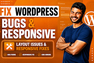 fix wordpress issues fix wordpress website bugs and fix wordpress website errors