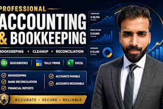 do accounting bookkeeping quickbooks, tally prime and excel