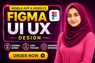 do figma design, figma app design, mobile app UI UX, and figma website