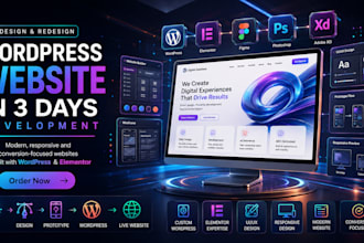 design a professional wordpress website for any niche