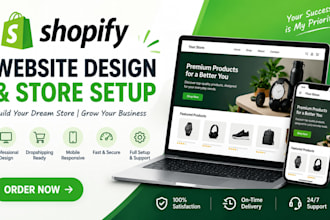 design and redesign shopify store
