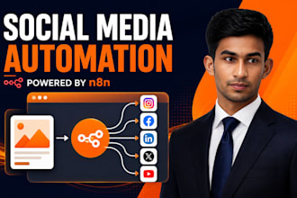 build n8n social media automation and ai workflow automation