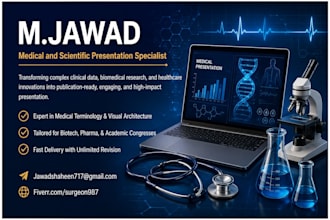 design professional medical presentation slides for doctors and students