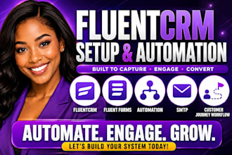 fluent crm setup fluent form automation smtp customer journey workflow community