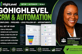 set up gohighlevel CRM and workflow automation