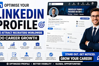 optimise your linkedin profile to attracts recruiters worldwide do career growth