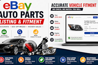 do ebay auto parts listing and accurate vehicle fitment