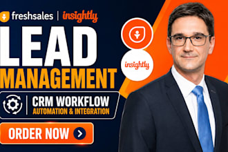 setup freshsales insightly lead management crm workflow automation integration