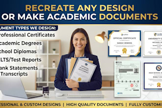 replicate any design, or make document or photoshop academic document
