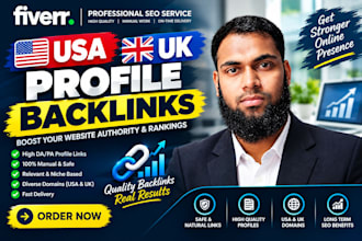 do USA UK SEO backlinks service , high authority link building