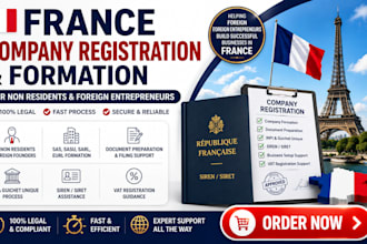 france company registration and formation for non residents foreign entrepreneur