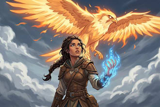 draw fantasy illustrations, concept art, and card game art