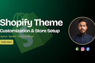 design, customize, and fix your shopify ecommerce store