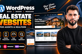 design a wordpress website for real estate agents and realtors
