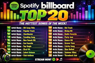 spotify music billboard chart to rank over top 20 spotify billboard chart