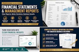 prepare financial statements and management reports