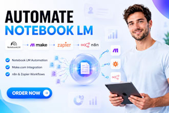 automate notebook lm with make com zapier and n8n