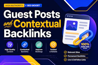 publish saas guest posts and contextual backlinks