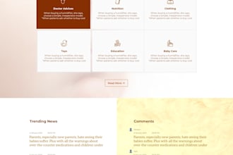 create a website UI