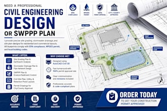 prepare stormwater management and swppp plan for permit