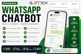 build a whatsapp chatbot using meta cloud API and automation