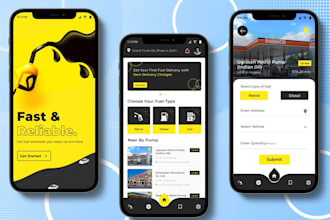 develop fuel delivery app, oil and gas delivery app, fleet management app