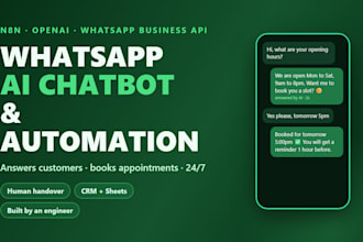 build whatsapp ai chatbot and automation with n8n