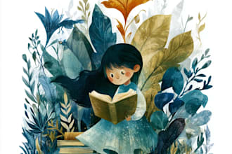 draw fairy tale illustration for your project