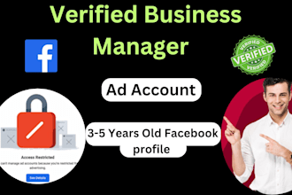create fresh old facebook, business manager, ad account