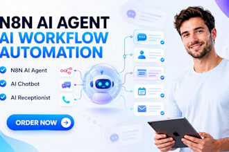 build n8n ai agent n8n chatbot ai workflow automation ai receptionist