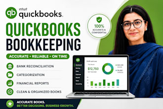 do your qbo bookkeeping and bank reconciliation