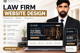 design a professional law firm website