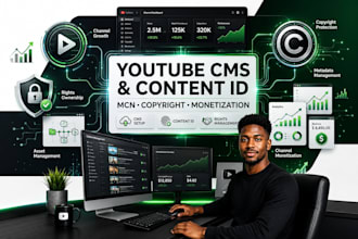guide you on youtube cms content id copyright safe and mcn monetization